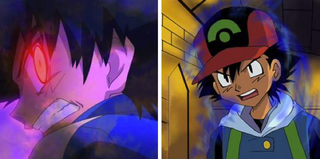 Illustration for article titled In the New Pokémon Movie, Evil Ash Looks Terrifying